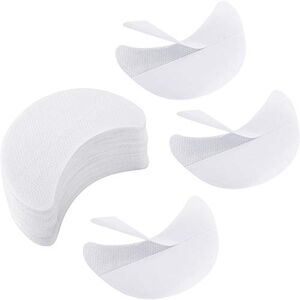 Yaomiao 100 Pieces Eyeshadow Shield Eyeshadow Gel Pad Patches Eyeshadow Stencils for Prevent Eyelash Extensions, Tinting and Lip Makeup Residue (100 Pieces)