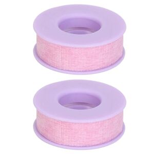 ZJchao Lash Tape Eyelash Extension, Waterproof Silicone Gel Soft Thin Adhesive, 2PCS for Makeup Salon, Home Use (Purple)