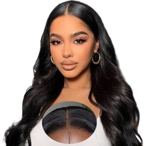 Hotlulana Human Hair Glueless Wig Body Wave Wear And Go Pre Plucked Natural Hairline Wig Pre-cut 4x4 HD Lace Front Wig For Beginners Friendly 180% Density 22inch.