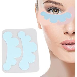 Agatige 10 Pairs Silicone Eye Under Gel Pads, Cloud Arch Shape Reusable Eyelash Extension Patches Lash Lift Cover for Eyelash Perm Lamination(Blue)