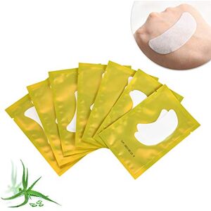 50 Pairs Eye Pads for Eyelash Extension Eyelash Pads Boat Shape Eye Pads Eyelashes Eye Patches Eyelash Extension Pad Accessories Under Eye Pads for Eyelash Extensions Lunamoon (Golden Boat)