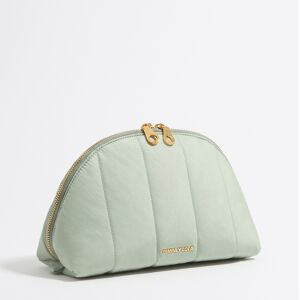 BIMBA Y LOLA Large aquamarine nylon make-up case WATERGREEN UN adult