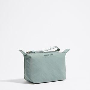 BIMBA Y LOLA Small aquamarine nylon trapezium make-up case WATERGREEN UN adult