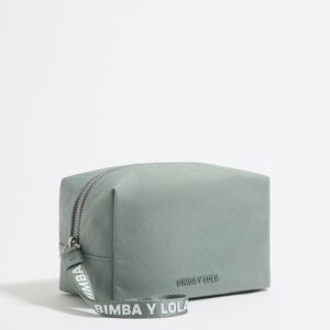 BIMBA Y LOLA Medium aquamarine nylon make-up case WATERGREEN UN adult