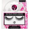 (Back To Mine) W7 3D Faux Mink Lashes False Eyelashes