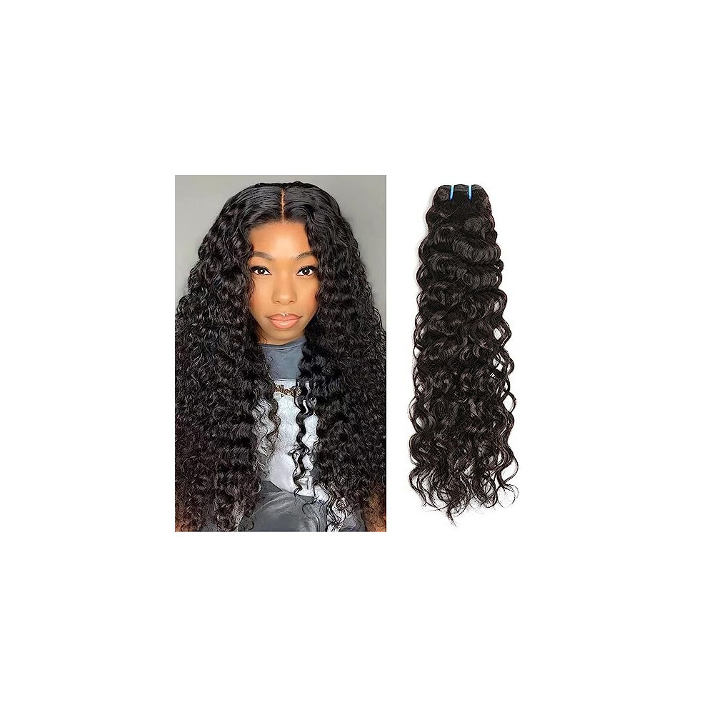 VIPbeauty 26 Inch Deep Wave Bundles Human Hair 1 Bundles Water Wave Bundles 100% Unprocess