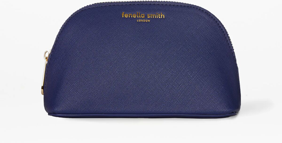 Fenella Smith Navy Oyster Cosmetic Case Female