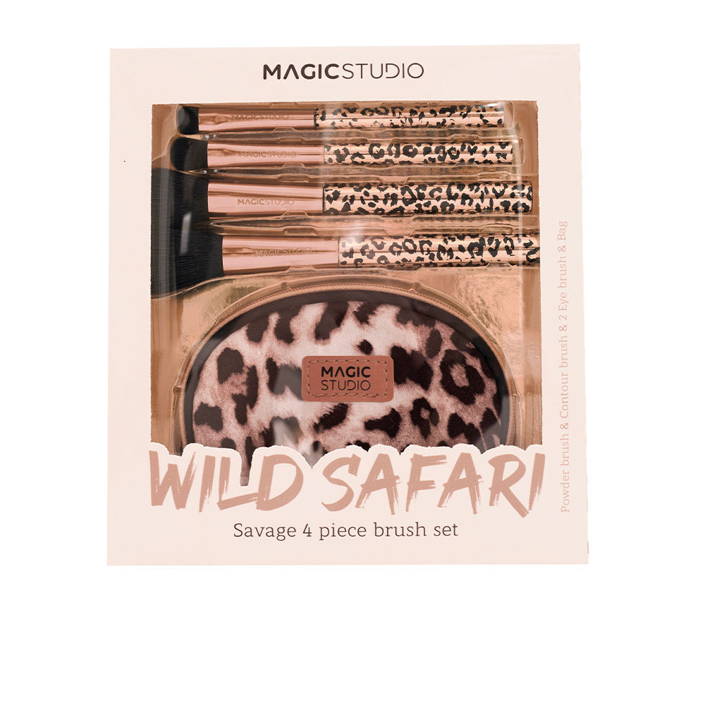 Photos - Makeup Brush / Sponge Magic Studio Wild Safari Savage Brush set 5 pz