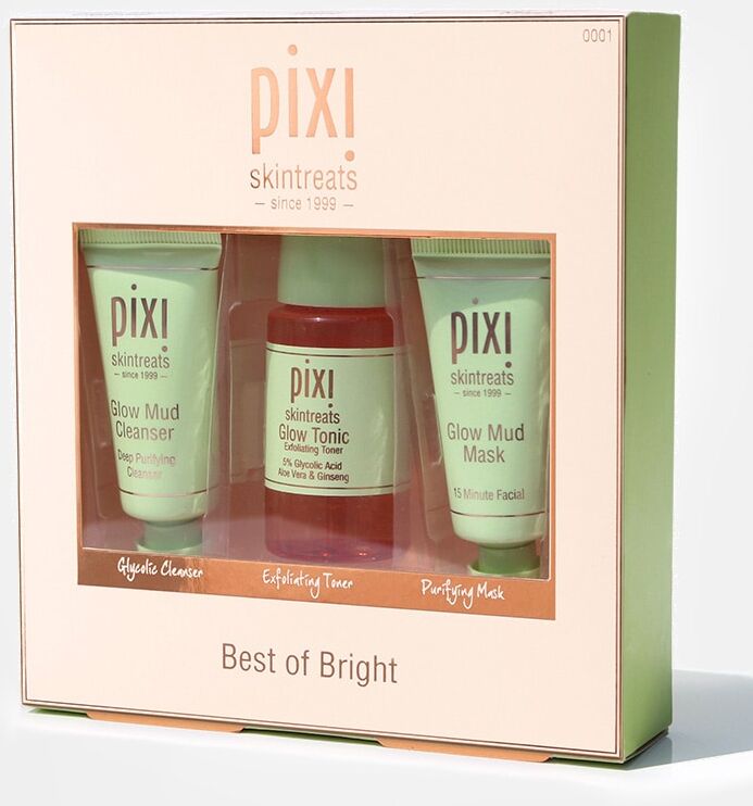 PrettyLittleThing Pixi Best of Bright 3 Step Skincare Kit  - Clear - Size: One Size