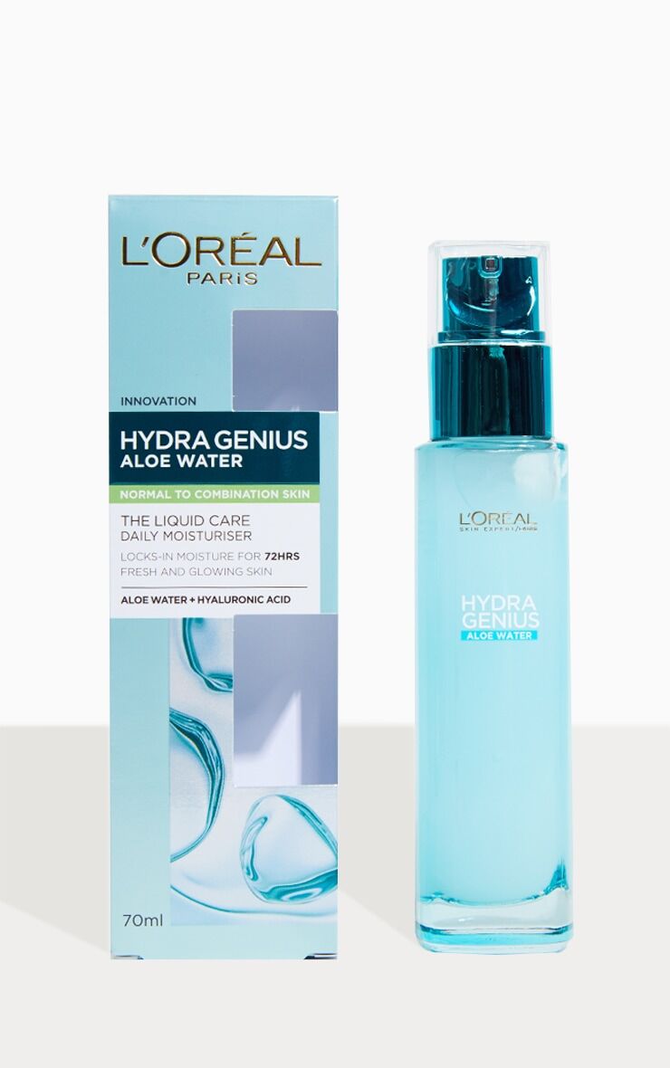 PrettyLittleThing L'Oreal Paris Hydra Genius Liquid Care Moisturiser Combination Skin 70ml  - Blue - Size: One Size