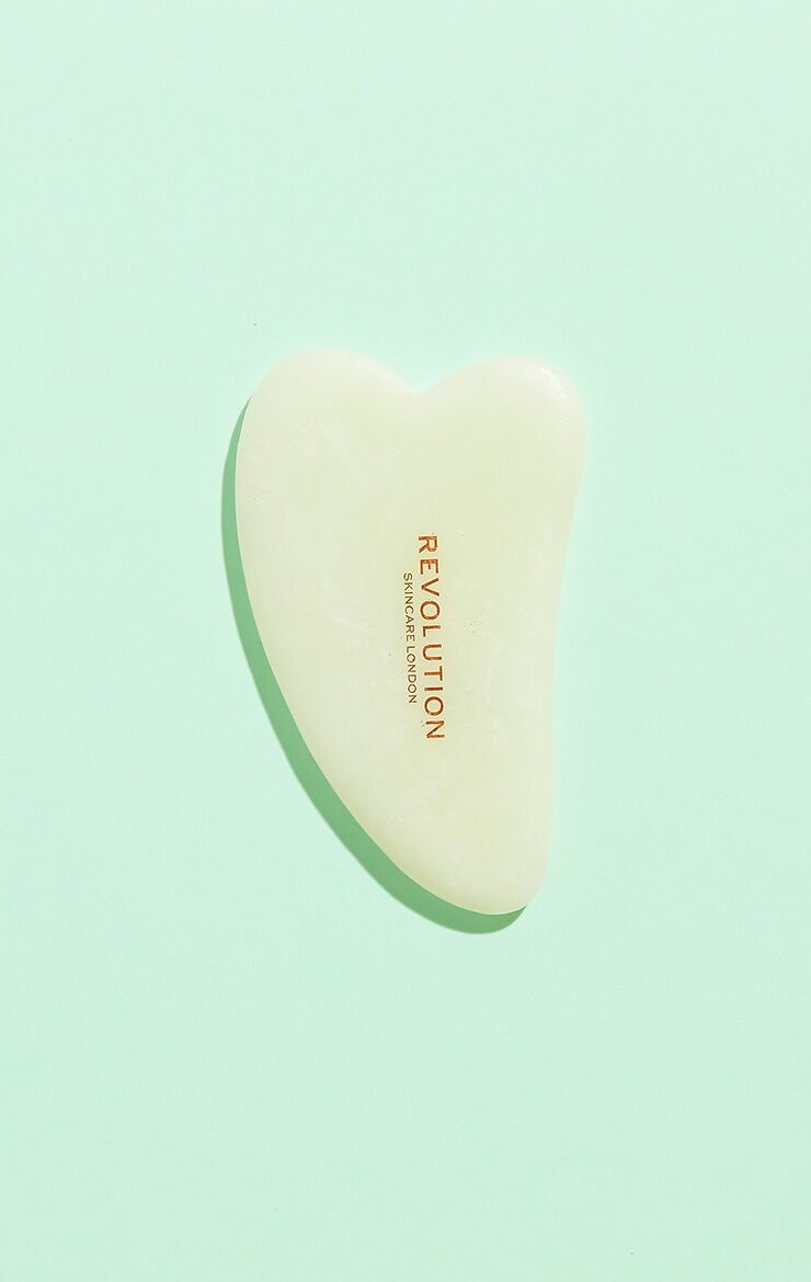 PrettyLittleThing Revolution Skincare Jade Gua Sha  - Clear - Size: One Size