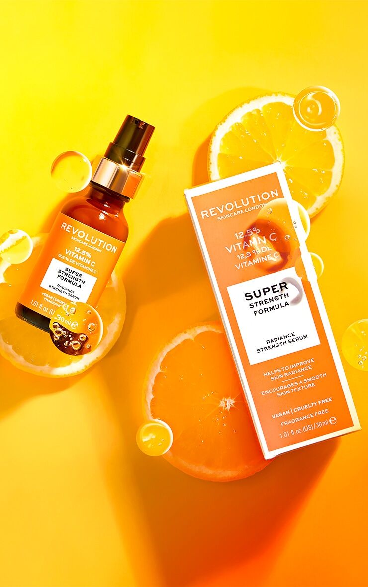 PrettyLittleThing Revolution Skincare 12.5% Vitamin C Super Serum  - Clear - Size: One Size