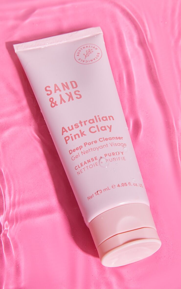 PrettyLittleThing Sand & Sky Australian Pink Clay Deep Pore Cleanser  - Clear - Size: One Size