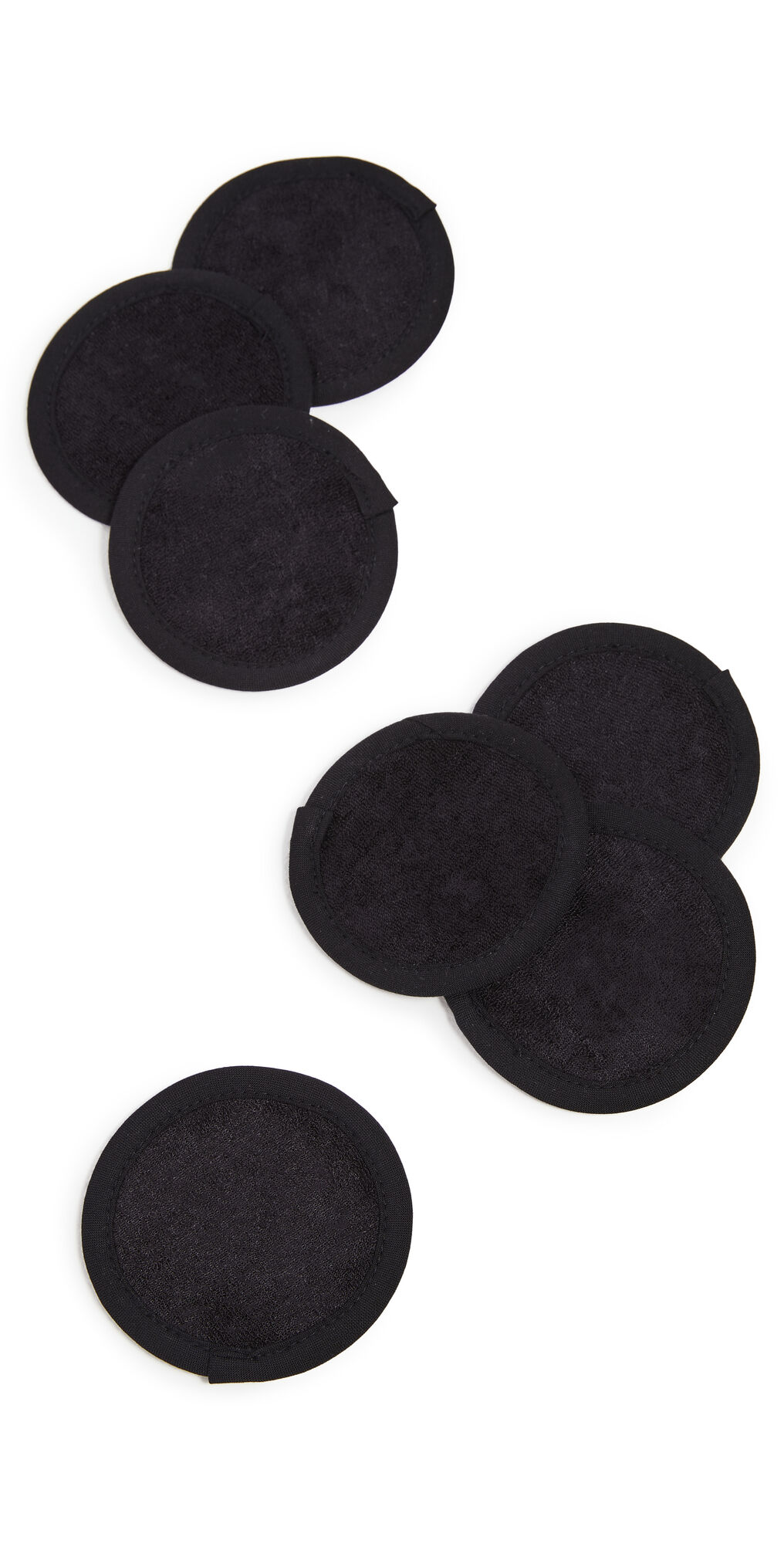 Kitsch Eco-FriendlyReusable Mini Face Rounds Black One Size    size: