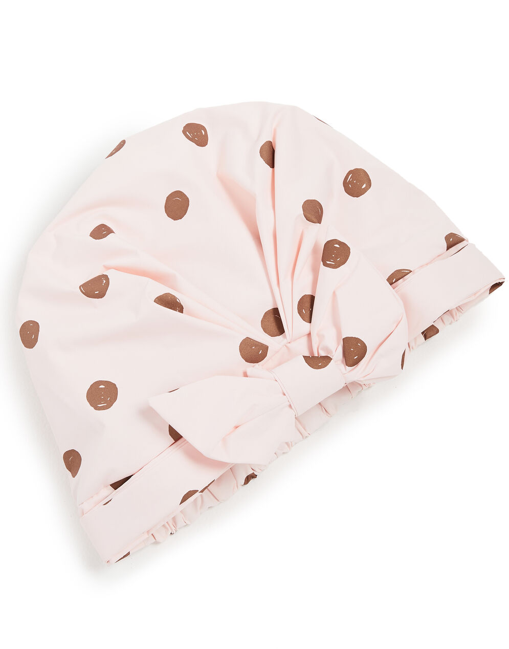 Kitsch Luxe Shower Cap Blush Dot One Size    size: