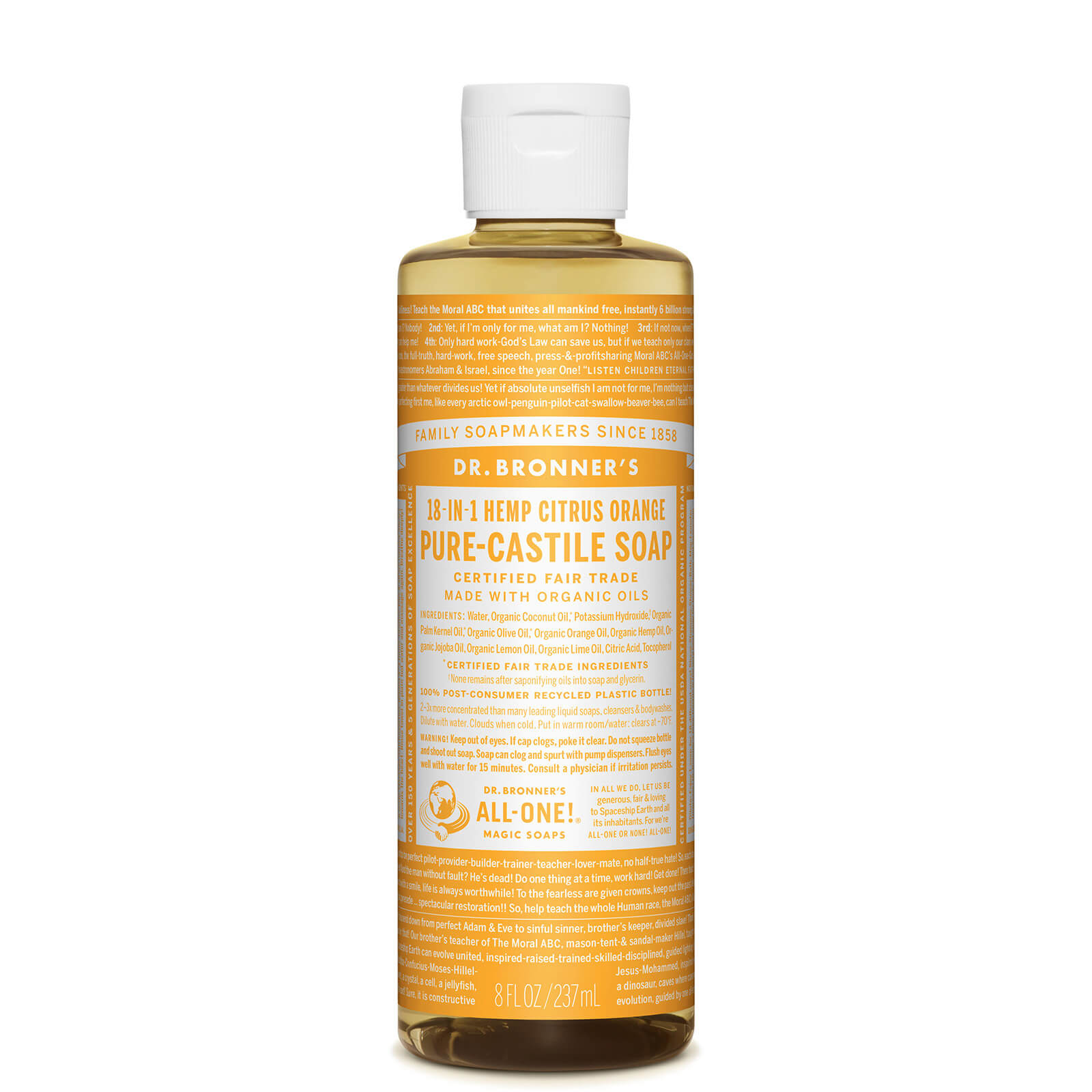 Dr. Bronner's Dr Bronner's Pure Castile Liquid Soap Citrus 237ml