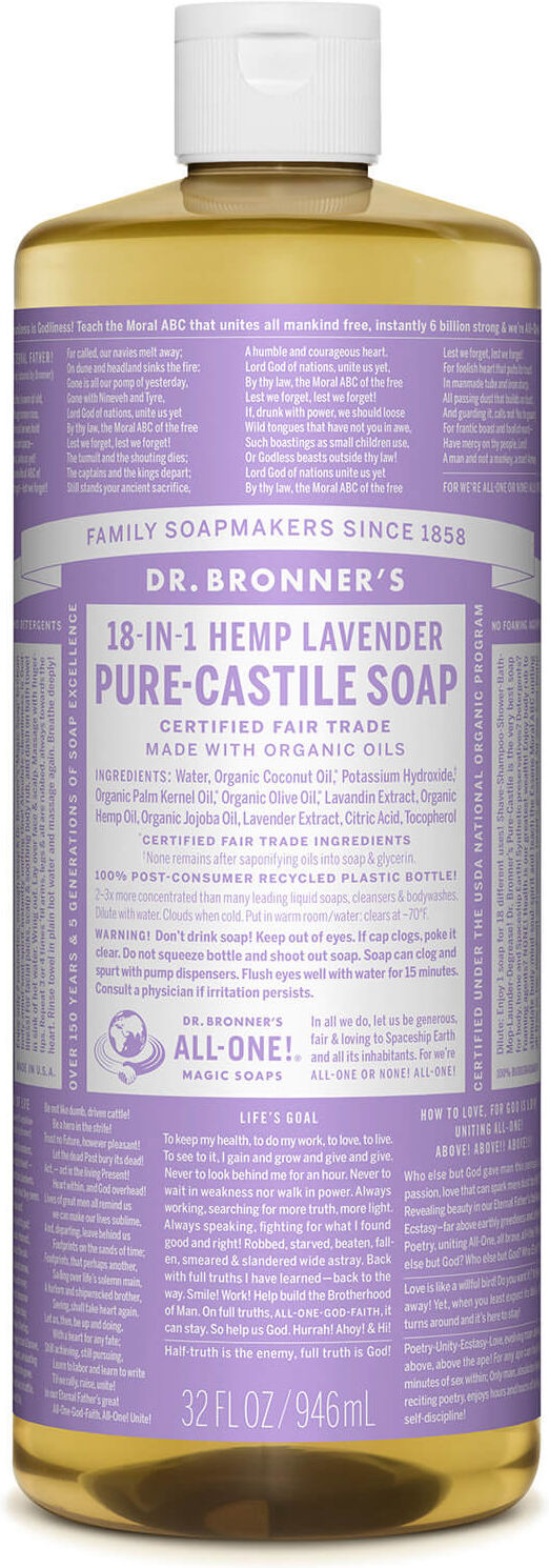 Dr. Bronner's Dr Bronner's Pure Castile Liquid Soap Lavender 946ml