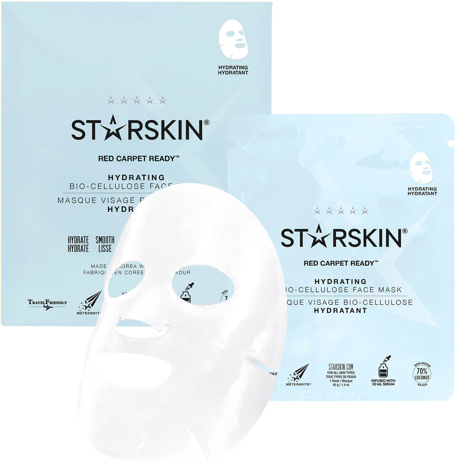 STARSKIN Red Carpet Ready Hydrating Bio-Cellulose Face Mask