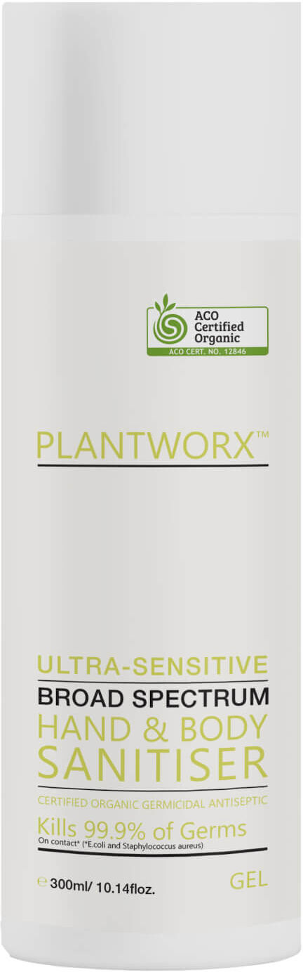 Plantworx Hand & Body Ultra-Sensitive Sanitiser 300ml