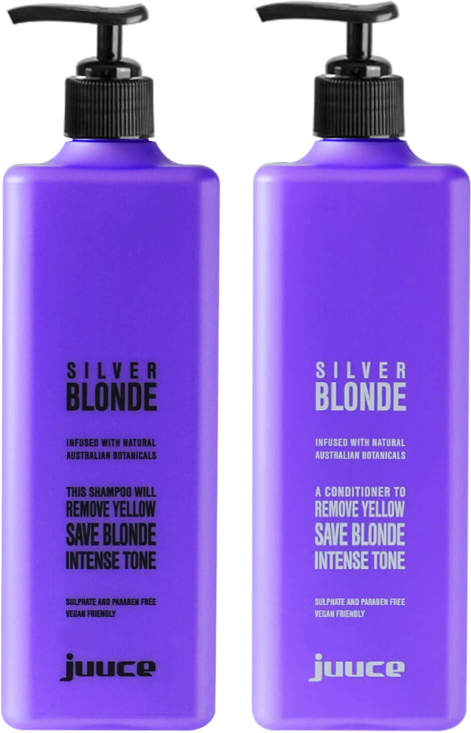 Juuce Silver Blonde Shampoo and Conditioner Duo 2 x 1L