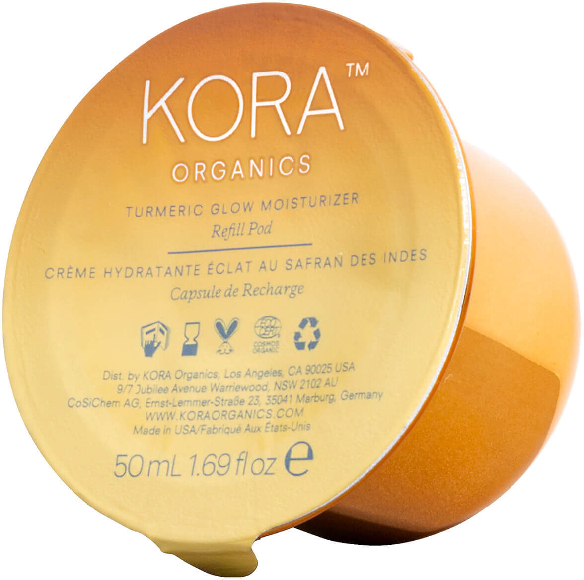 Kora Organics Turmeric Glow Moisturizer Refill Pod