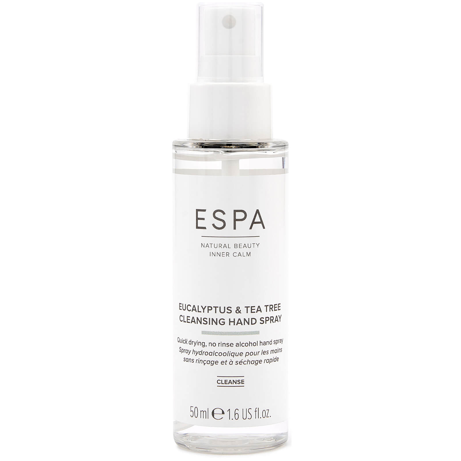 ESPA Eucalyptus and Tea Tree No Rinse Hand Spray 35ml