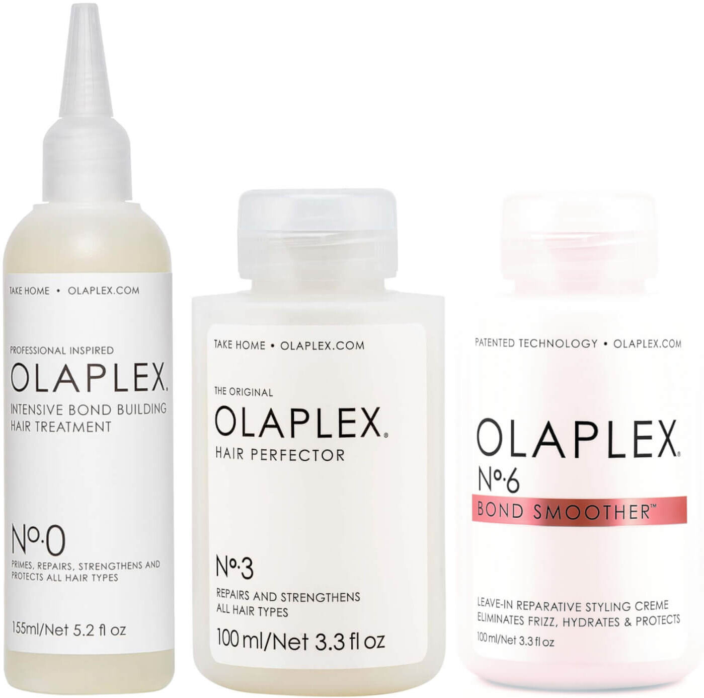 Olaplex No.0, No.3 and No.6 Bundle (Worth $150.00)