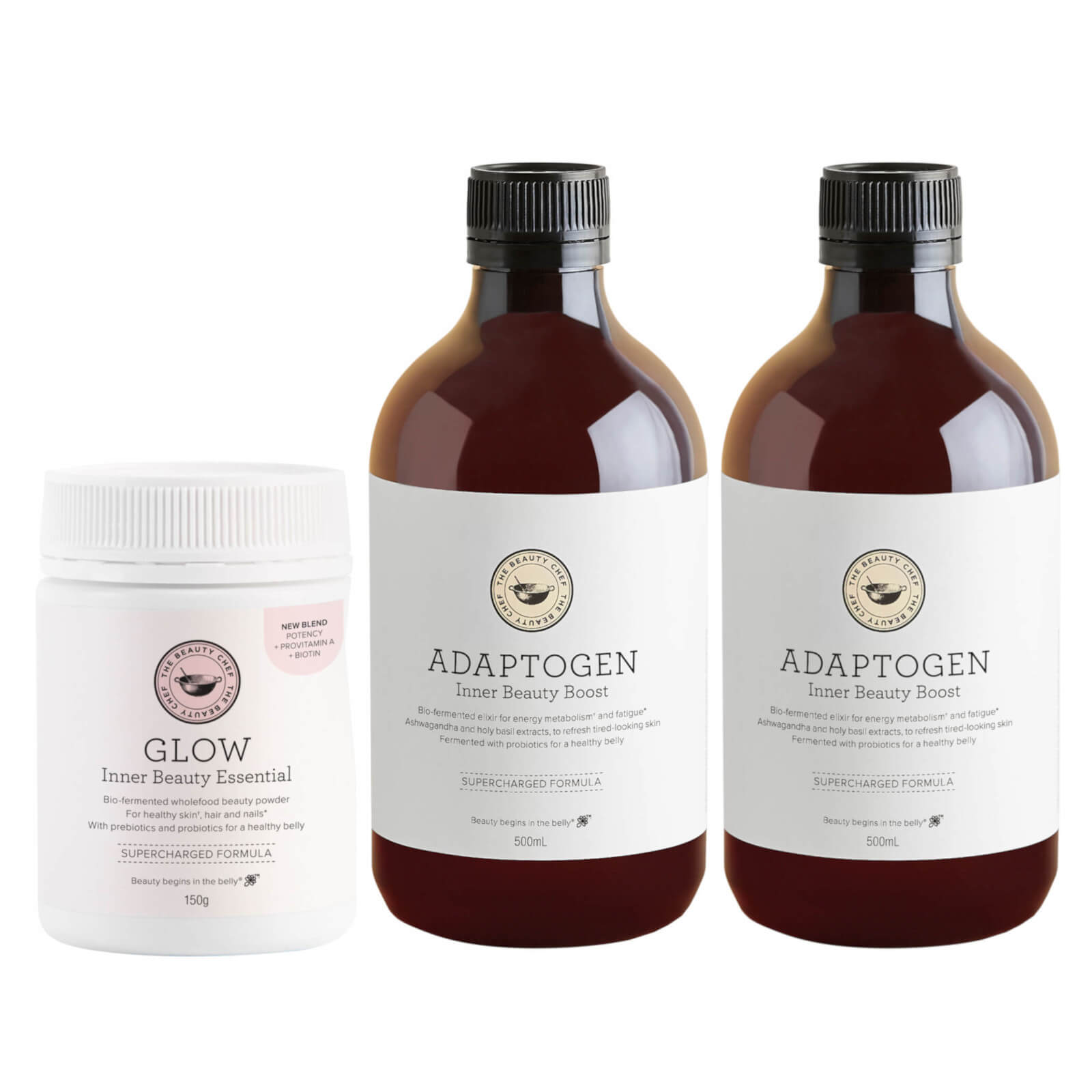 The Beauty Chef Glow and Adaptogen Bundle (Worth $155.00)