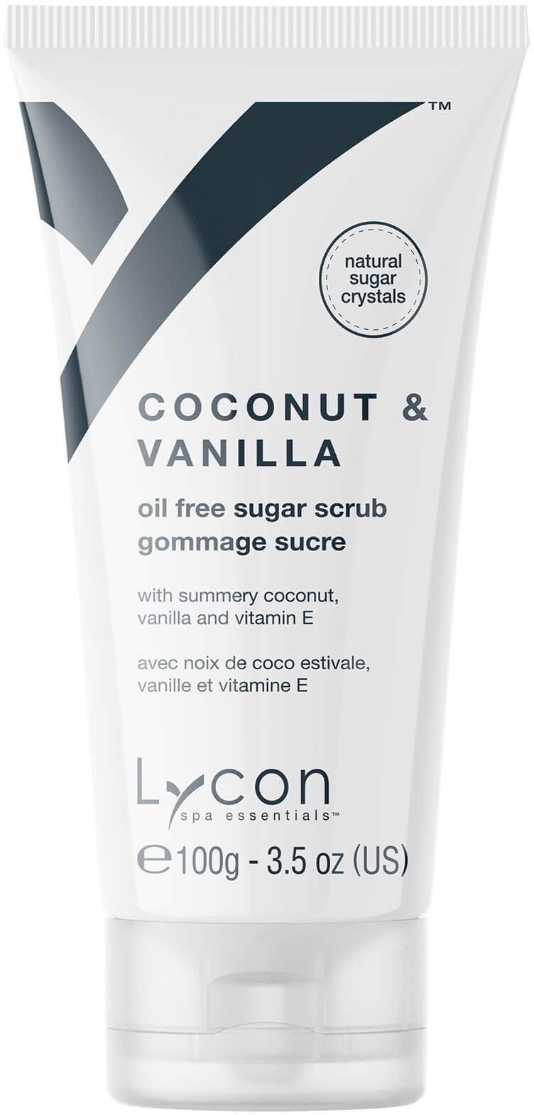 Lycon Oil Free Sugar Scrub - Coconut And Vanilla 100g