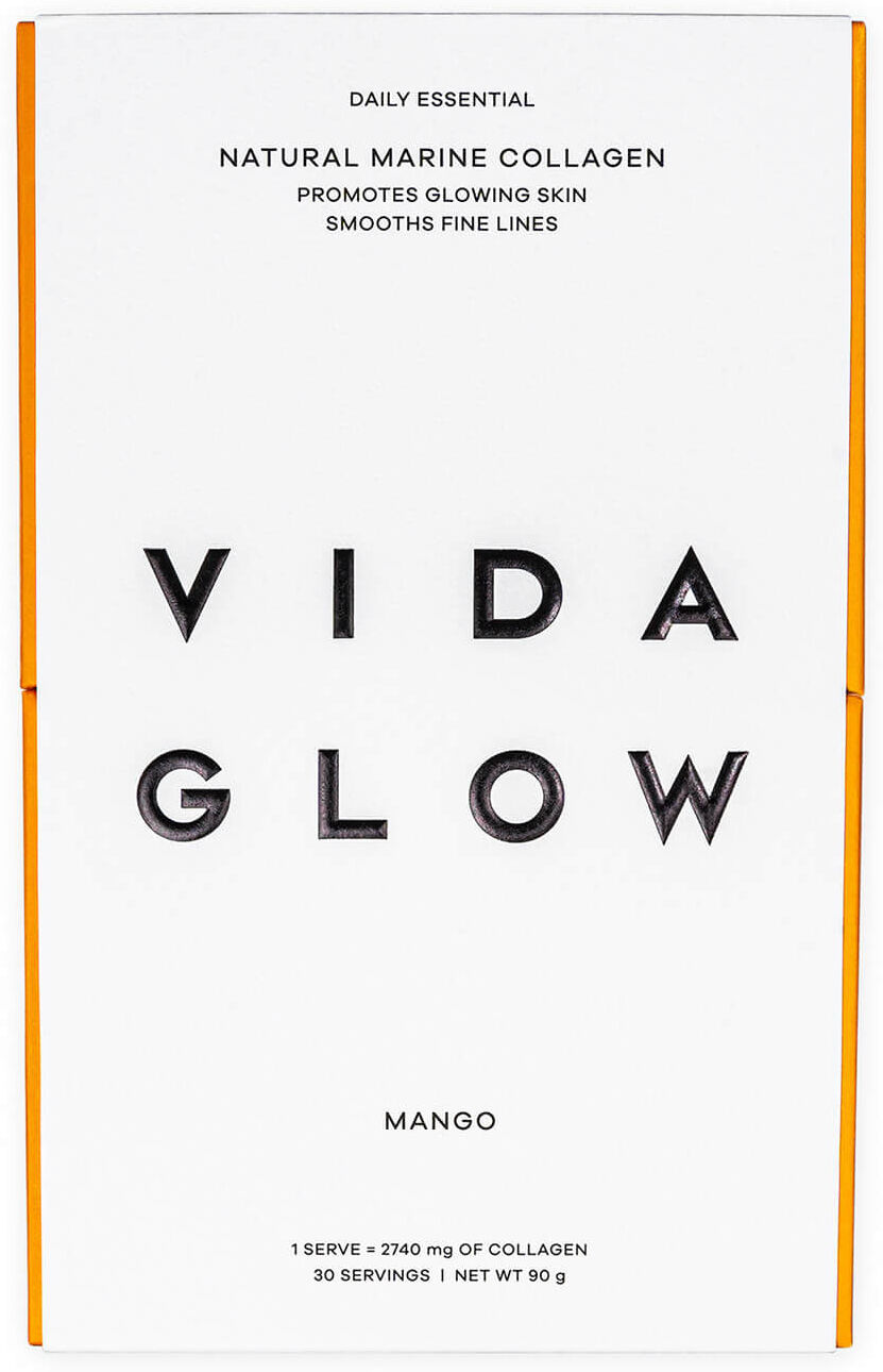 Vida Glow Natural Marine Collagen Supplement - Mango 90g