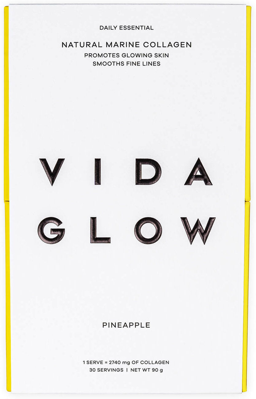 Vida Glow Natural Marine Collagen Supplement - Pineapple 90g