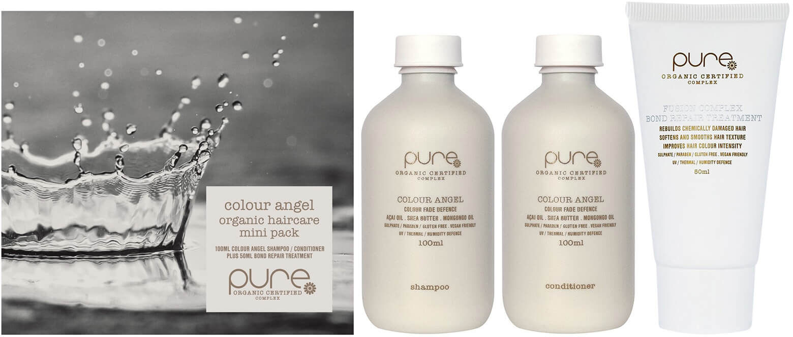 Pure Colour Angel Organic Haircare Mini Trio Pack