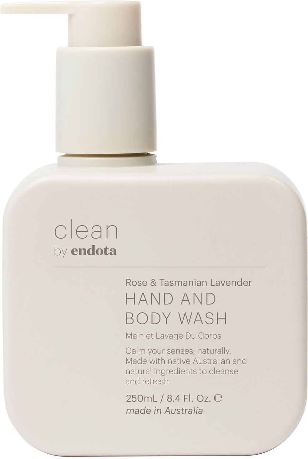 endota spa Rose and Tasmanian Lavender Hand and Body Wash 250ml