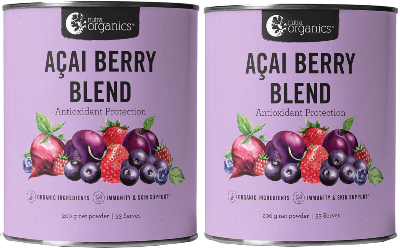 Nutra Organics Acai Berry Blend Duo