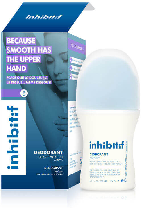 INHIBITIF Hair-Free Deodorant Kinetic Energy 50ml - Clean Temptation