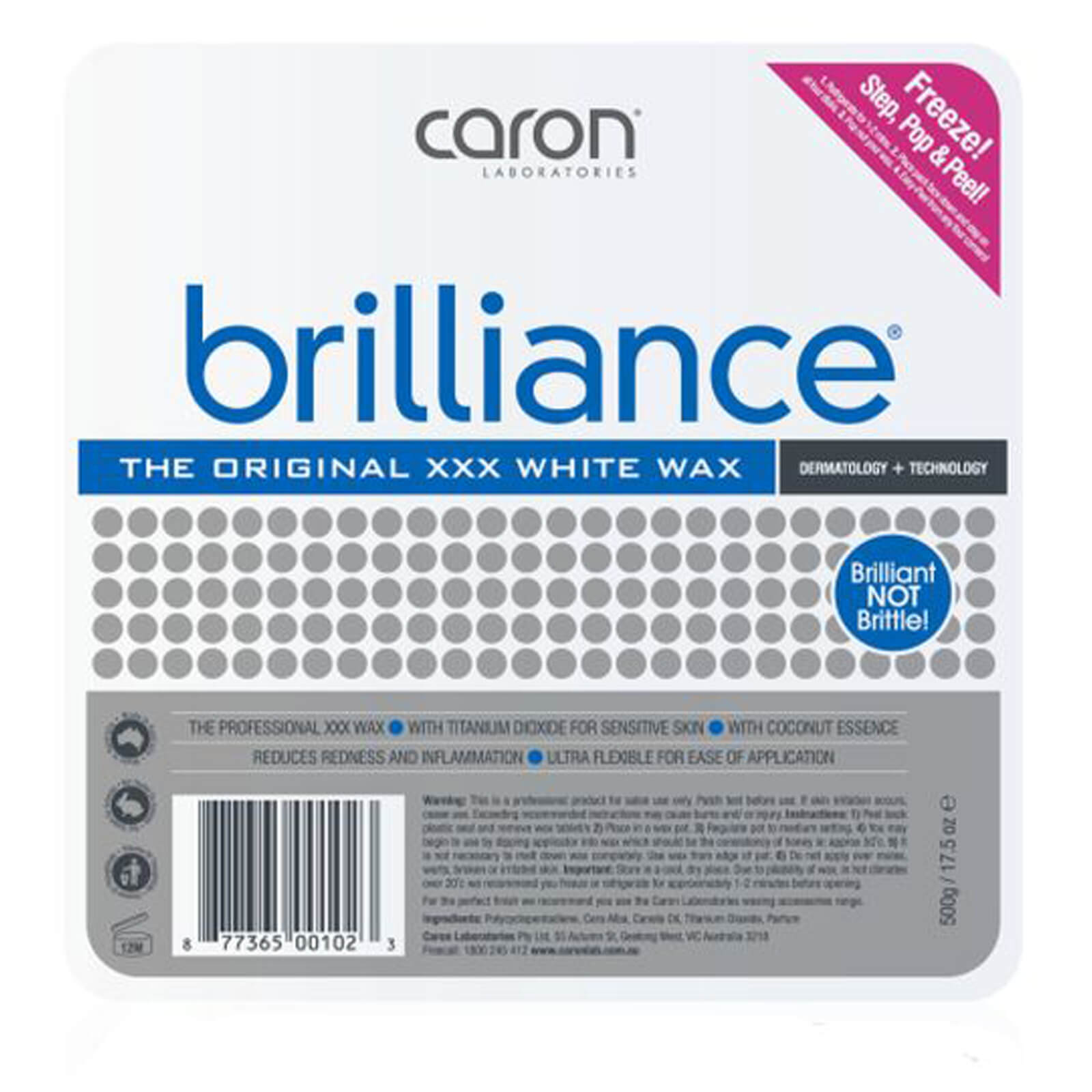 Caron Brilliance Hard Wax Pallet 500g