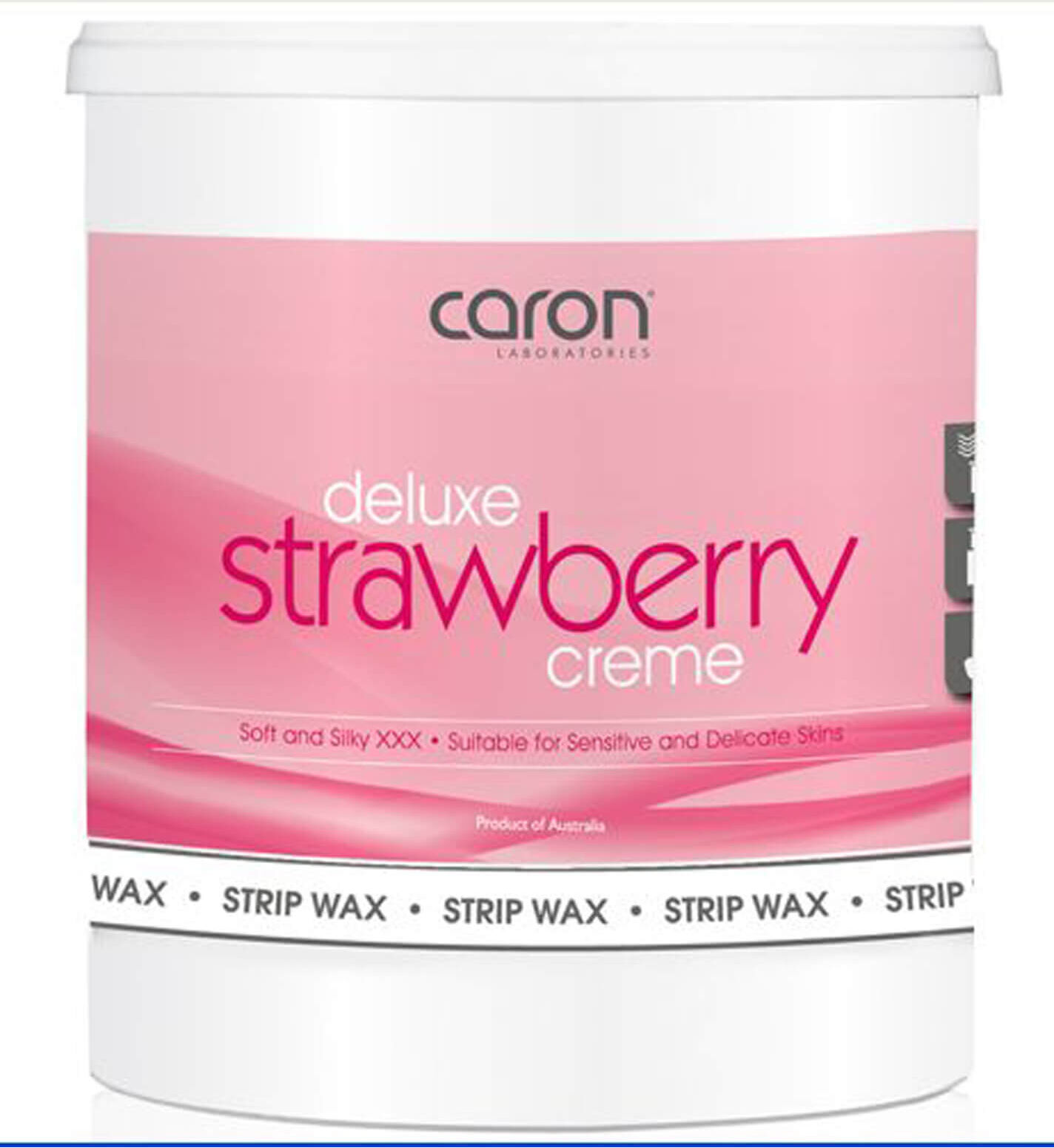 Caron Strawberry Creme Microwaveable Strip Wax 800ml