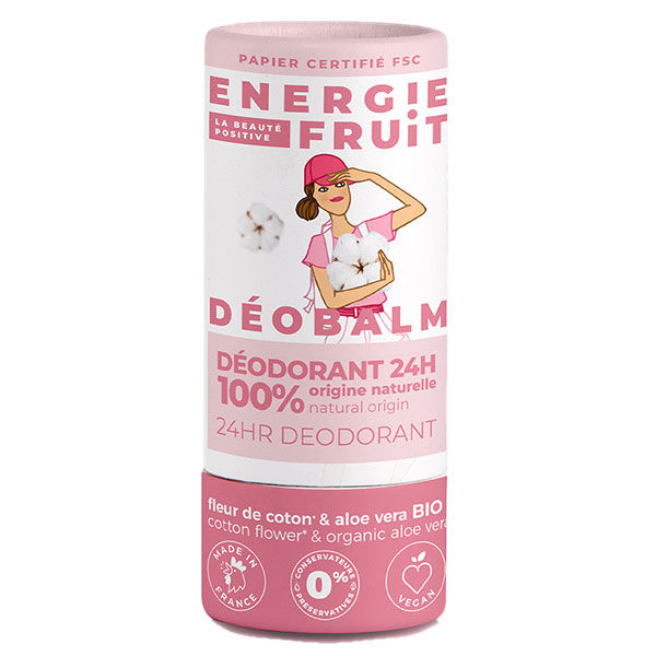 Energie Fruit Déobalm Naturel Fleur de Coton 30g