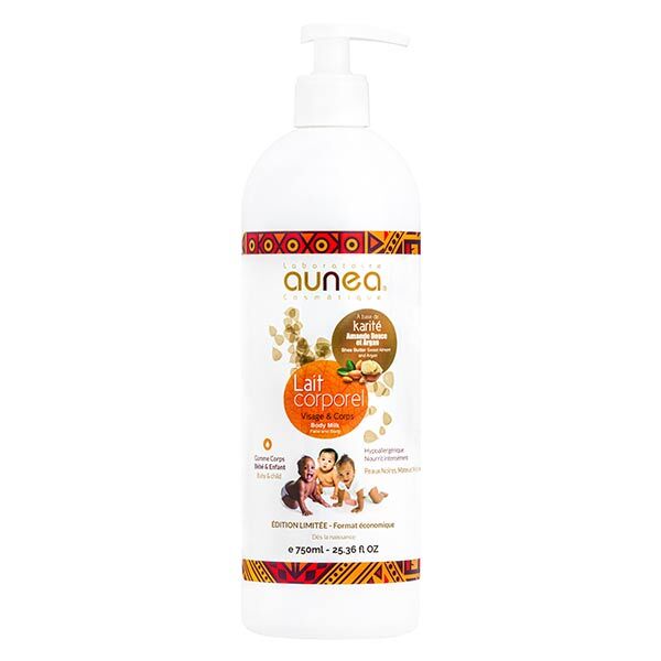 Aunea Bébé & Enfant Lait Corporel Visage & Corps 750ml