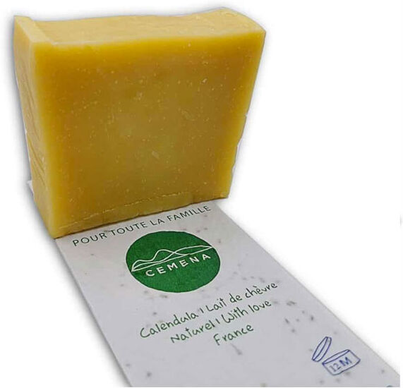 Cemena Savon au Lait de Chèvre Famille 100g