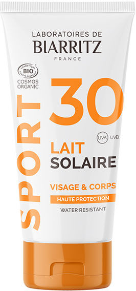 Laboratoires de Biarritz Soins Solaires Sport Lait SPF30 Bio 50ml