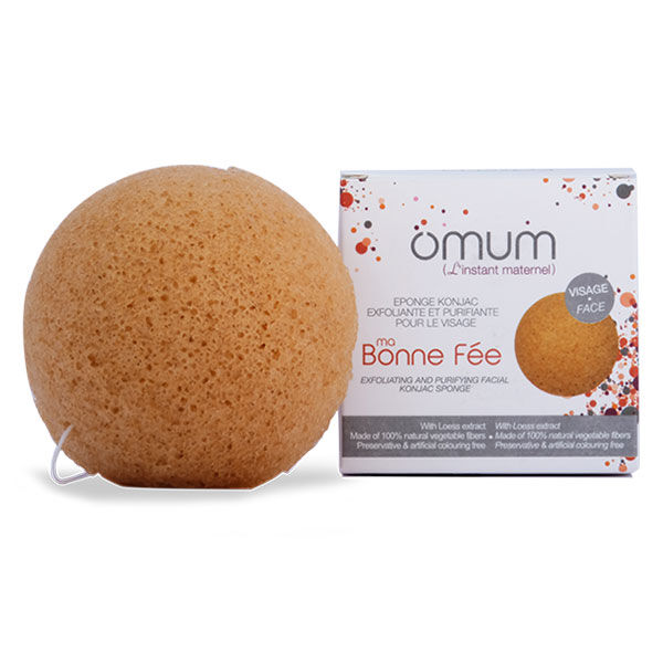 Omum Ma Bonne Fée Eponge Konjac Exfoliante et Régénérante Corps