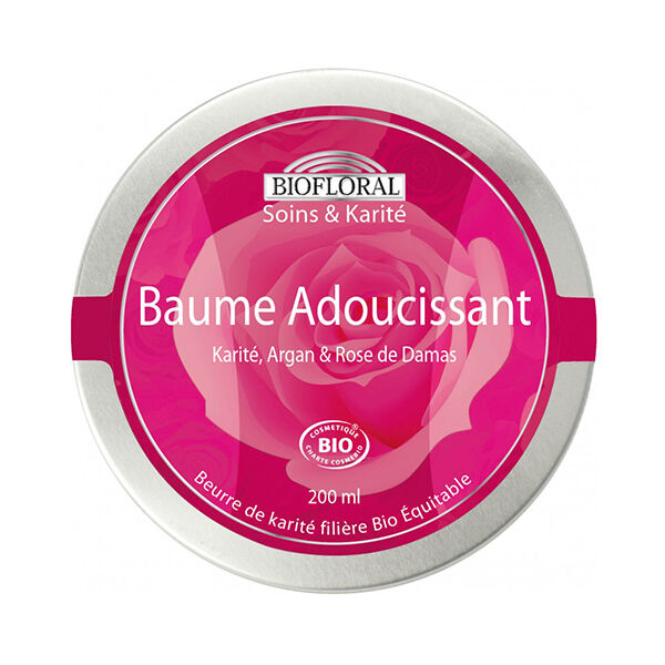 Biofloral Baume Adoucissant Karité Argan et Rose de Damas 200ml