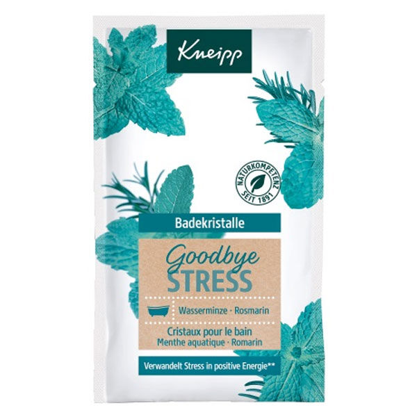 Kneipp Goodbye Stress Cristaux de Bain Menthe Aquatique Romarin 60g