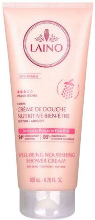 Laino Crème de Douche Nutritive Bien Etre à la Rose Bio 200ml