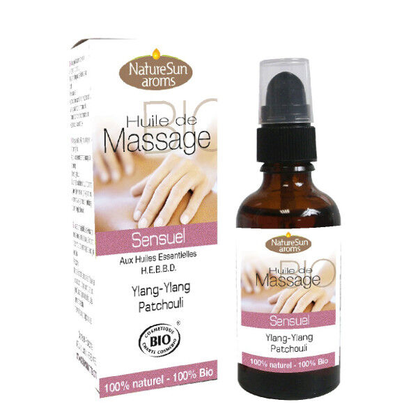 NatureSun Aroms Huile de Massage Bio Sensuel 50ml