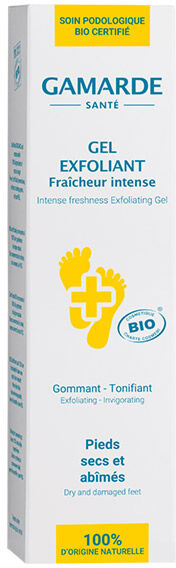 Gamarde Gel Exfoliant Fraîcheur Intense Pieds Bio 100g