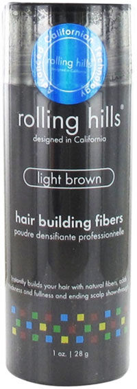 Rolling Hills Hair Building Fibers Poudre Densifiante Marron Clair 28g