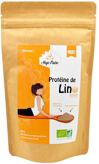 Uberti Poudre de Protéine de Lin Bio 180g