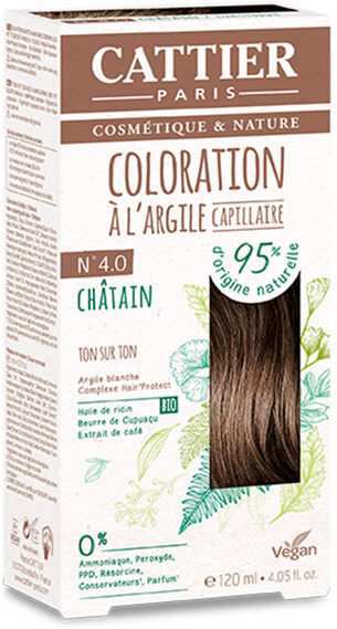 Cattier Coloration Ton sur Ton Châtain 4.0 120ml